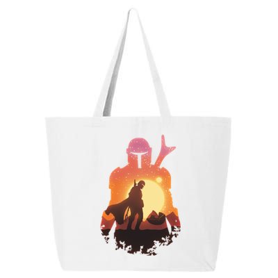 Mando Sunset Illustration Cool Graphic 25L Jumbo Tote