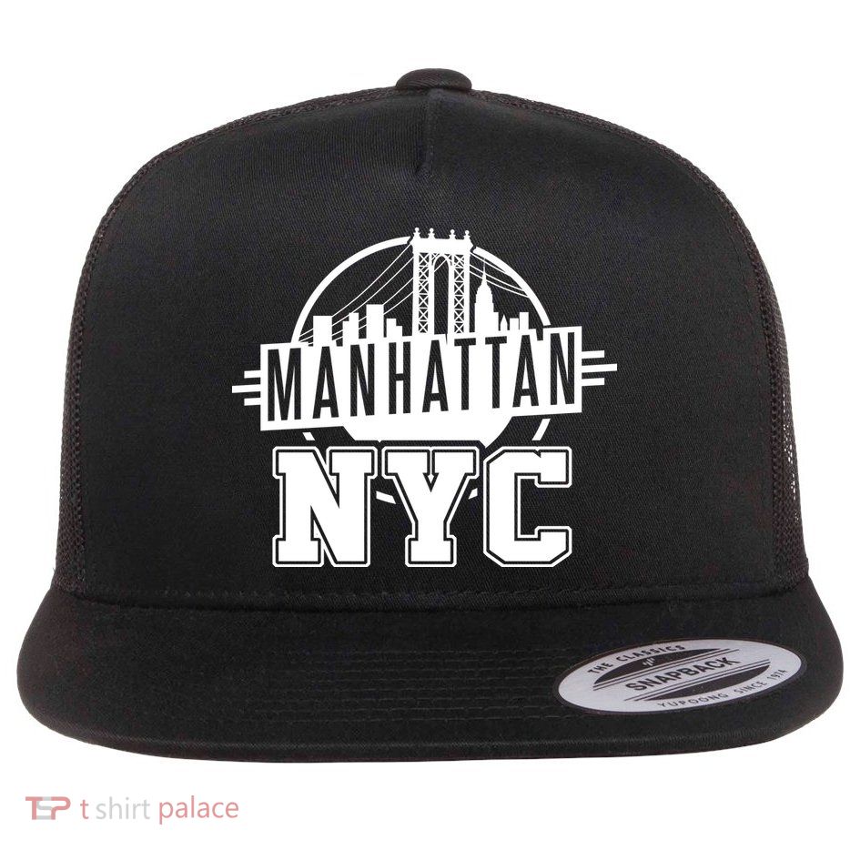 Manhattan NYC Flatbill Hat