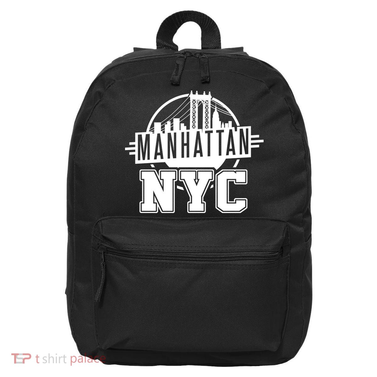 Manhattan NYC 16 in Basic Backpack