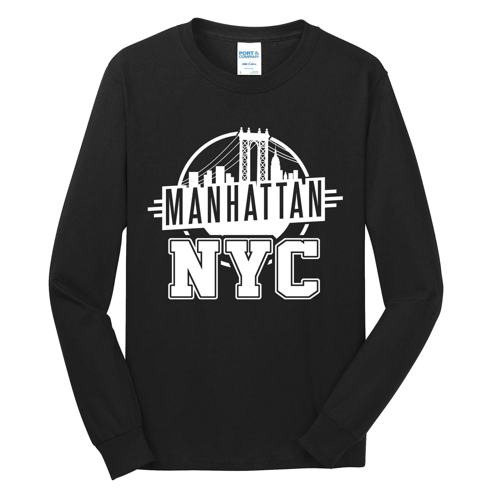 Manhattan NYC Tall Long Sleeve T-Shirt