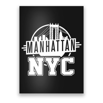 Manhattan NYC Poster