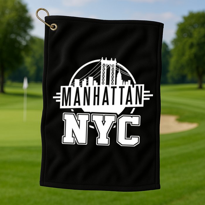 Manhattan NYC Golf Towel