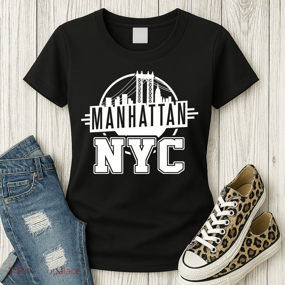 Manhattan NYC Womens T-Shirt