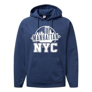 Manhattan NYC Performance Fleece Hoodie