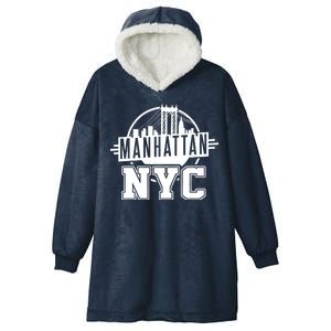 Manhattan NYC Hooded Wearable Blanket