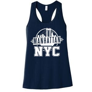 Manhattan NYC Women's Racerback Tank