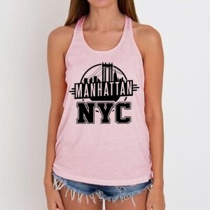 Manhattan NYC Women's Knotted Racerback Tank