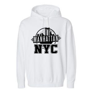 Manhattan NYC Garment-Dyed Fleece Hoodie