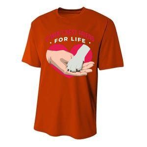 Man's Best Friend For Life Dog Performance Sprint T-Shirt