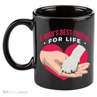 Man's Best Friend For Life Dog 11oz C Handle Ceramic Mug