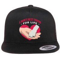 Man's Best Friend For Life Dog Flatbill Hat