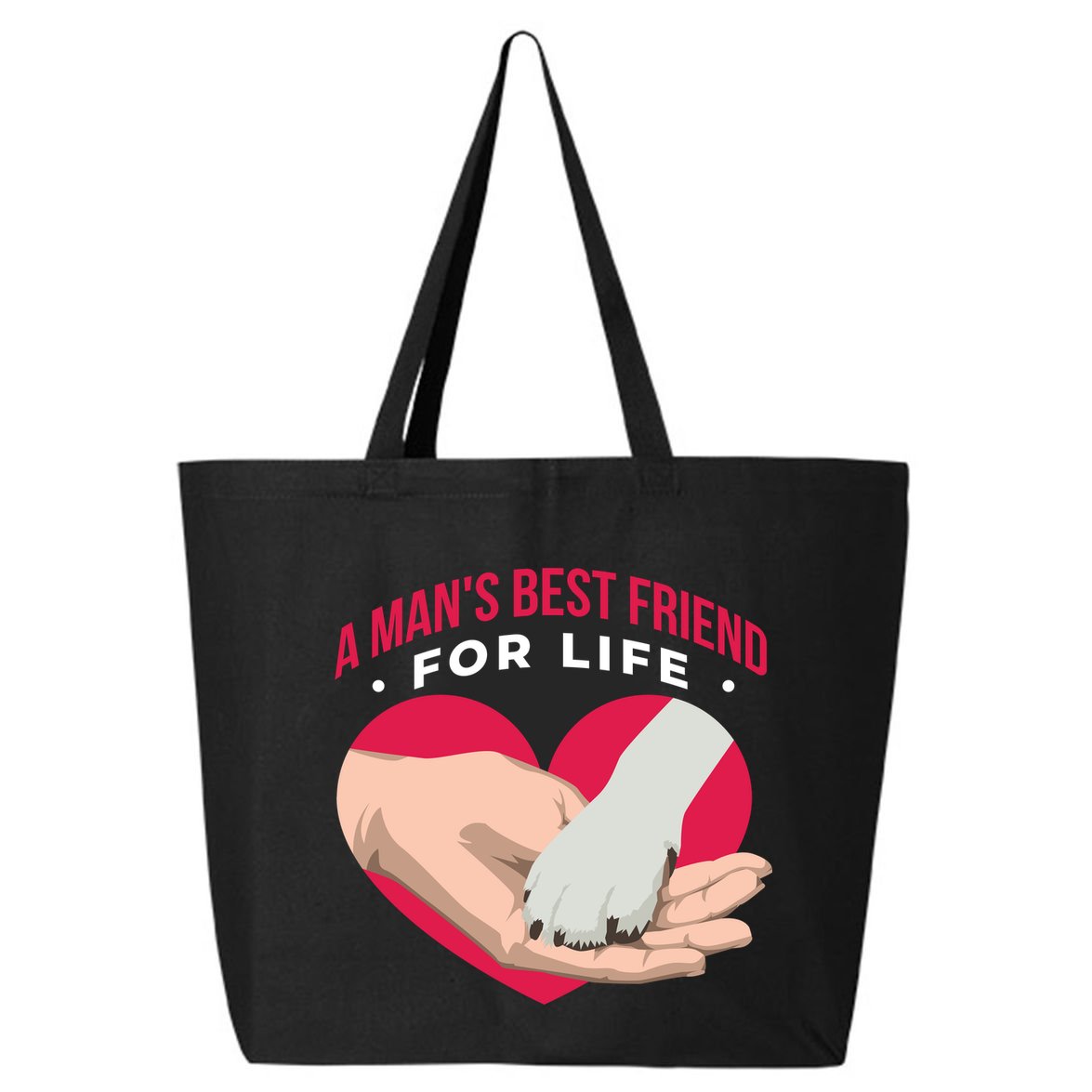 Man's Best Friend For Life Dog 25L Jumbo Tote