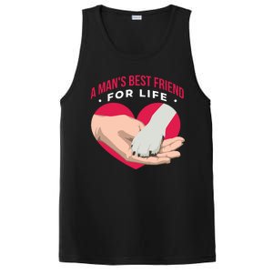 Man's Best Friend For Life Dog PosiCharge Competitor Tank