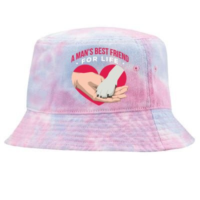 Man's Best Friend For Life Dog Tie-Dyed Bucket Hat