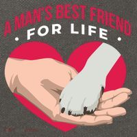 Man's Best Friend For Life Dog Cotton Canvas Backpack