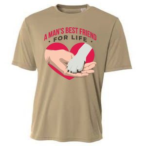 Man's Best Friend For Life Dog Cooling Performance Crew T-Shirt