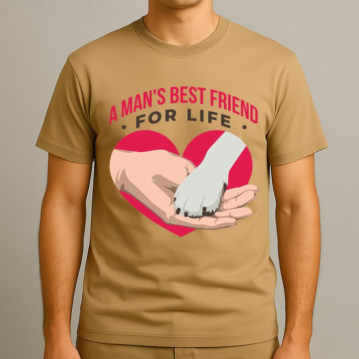 Man's Best Friend For Life Dog T-Shirt