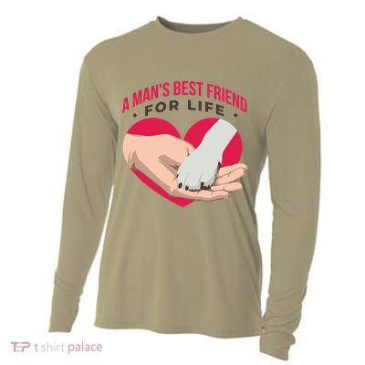 Man's Best Friend For Life Dog Cooling Performance Long Sleeve Crew