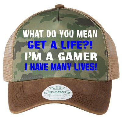 Many Lives Gamer Legacy Tie Dye Trucker Hat