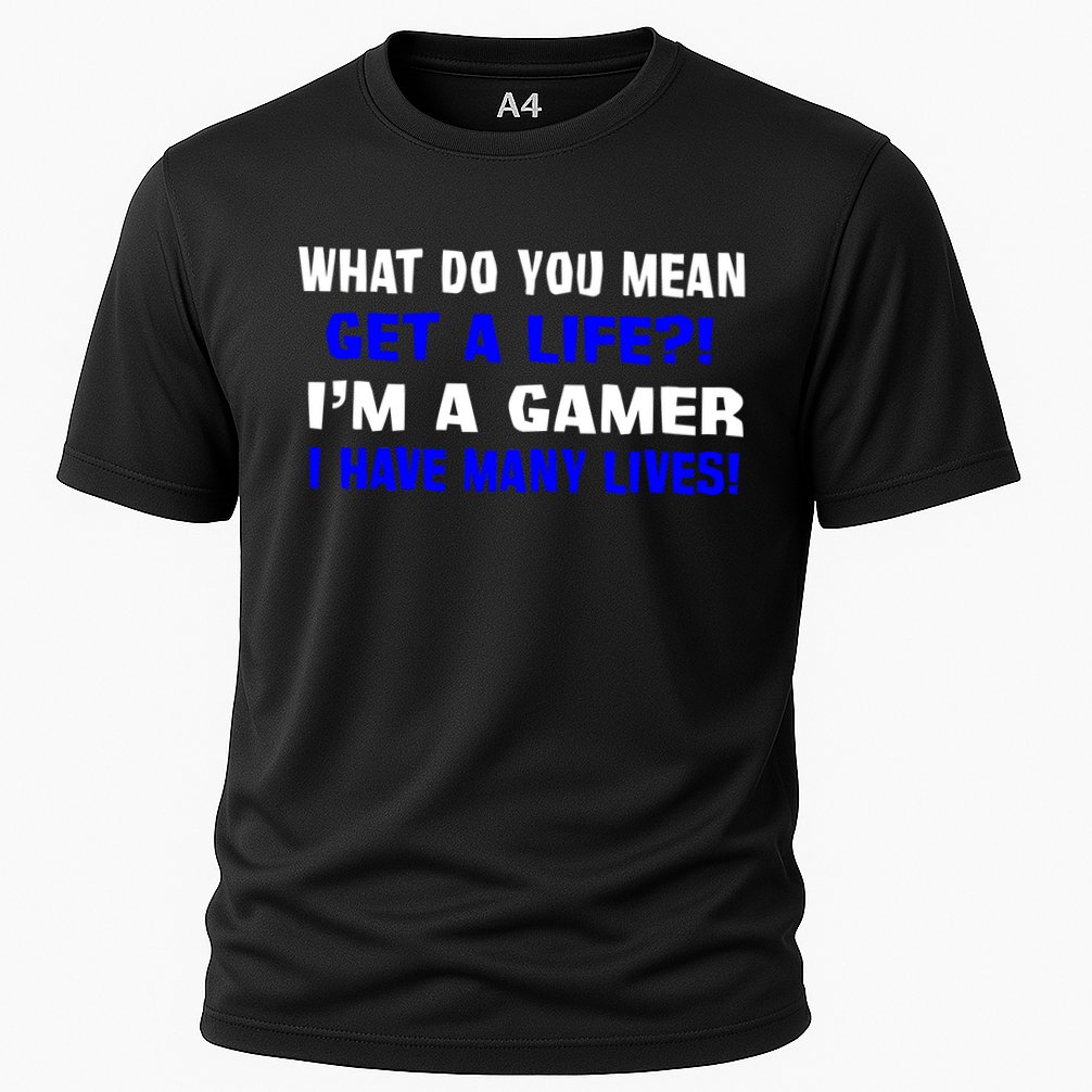Many Lives Gamer Cooling Performance Crew T-Shirt