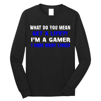 Many Lives Gamer Long Sleeve Shirt
