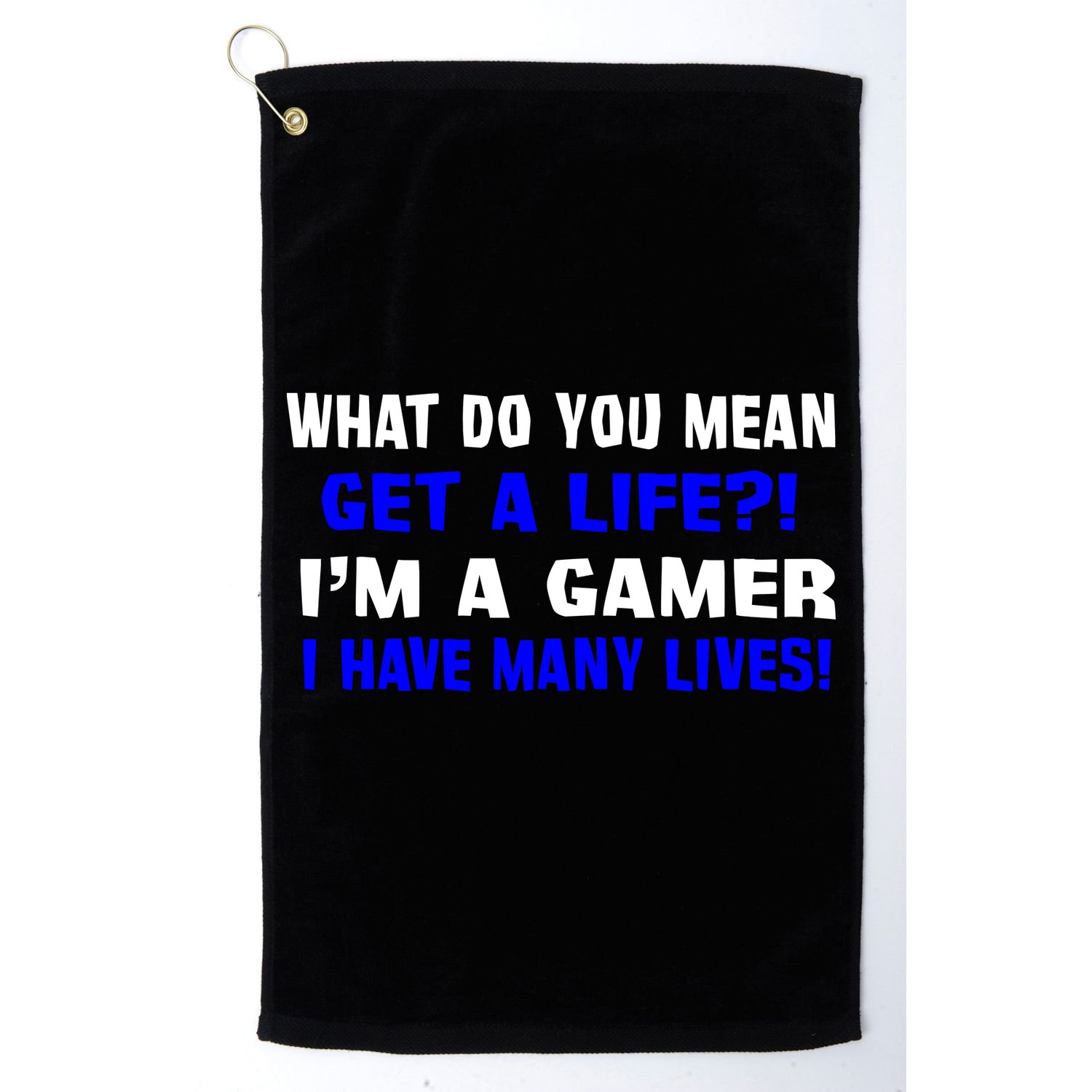 Many Lives Gamer Golf Towel