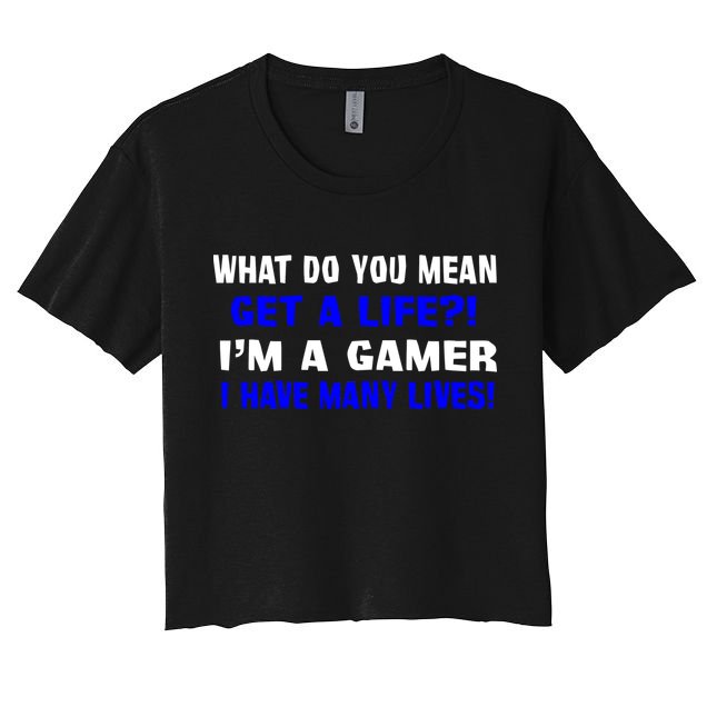 Many Lives Gamer Crop Top