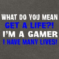 Many Lives Gamer Cotton Canvas Backpack