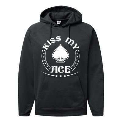 My Ace Of Spades Card Funny Poker Performance Fleece Hoodie