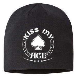 My Ace Of Spades Card Funny Poker Sustainable Beanie