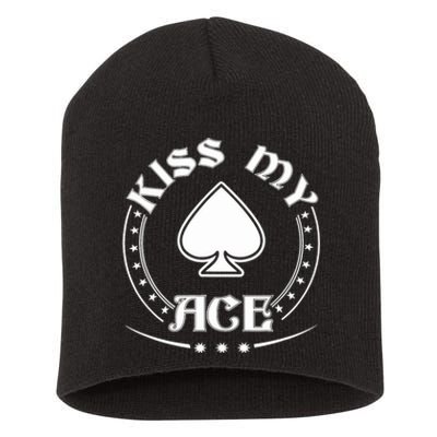 My Ace Of Spades Card Funny Poker Short Acrylic Beanie