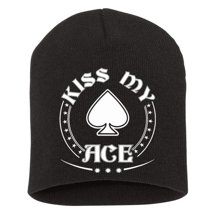 My Ace Of Spades Card Funny Poker Short Acrylic Beanie