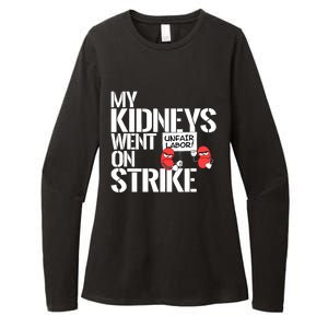 Myneys Are On Strike A Funny Dialysis Patient Womens CVC Long Sleeve Shirt