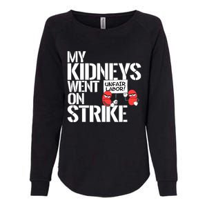 Myneys Are On Strike A Funny Dialysis Patient Womens California Wash Sweatshirt