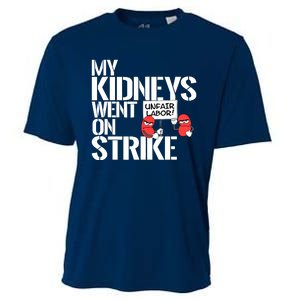 Myneys Are On Strike A Funny Dialysis Patient Cooling Performance Crew T-Shirt