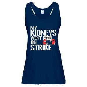 Myneys Are On Strike A Funny Dialysis Patient Ladies Essential Flowy Tank