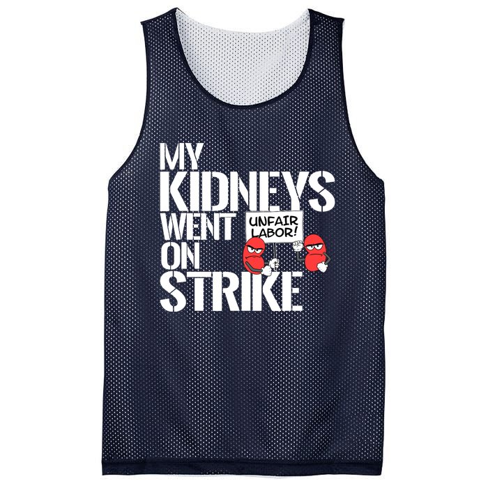 Myneys Are On Strike A Funny Dialysis Patient Mesh Reversible Basketball Jersey Tank