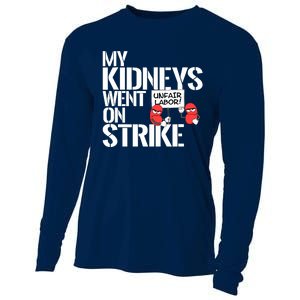 Myneys Are On Strike A Funny Dialysis Patient Cooling Performance Long Sleeve Crew