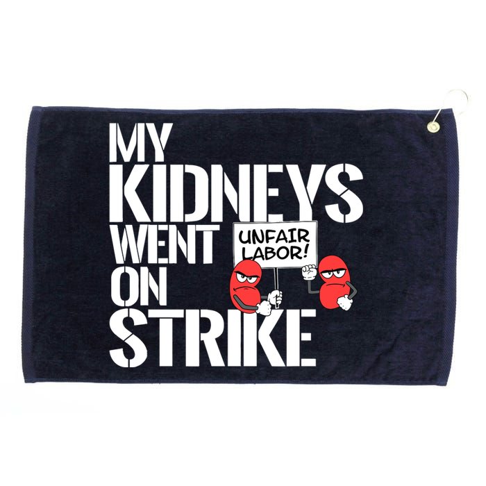 Myneys Are On Strike A Funny Dialysis Patient Grommeted Golf Towel