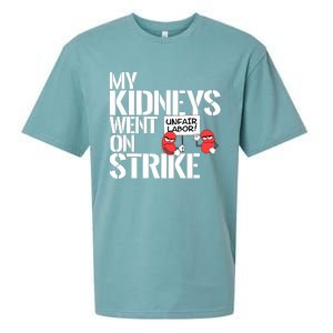 Myneys Are On Strike A Funny Dialysis Patient Sueded Cloud Jersey T-Shirt