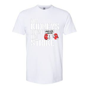 Myneys Are On Strike A Funny Dialysis Patient Softstyle CVC T-Shirt