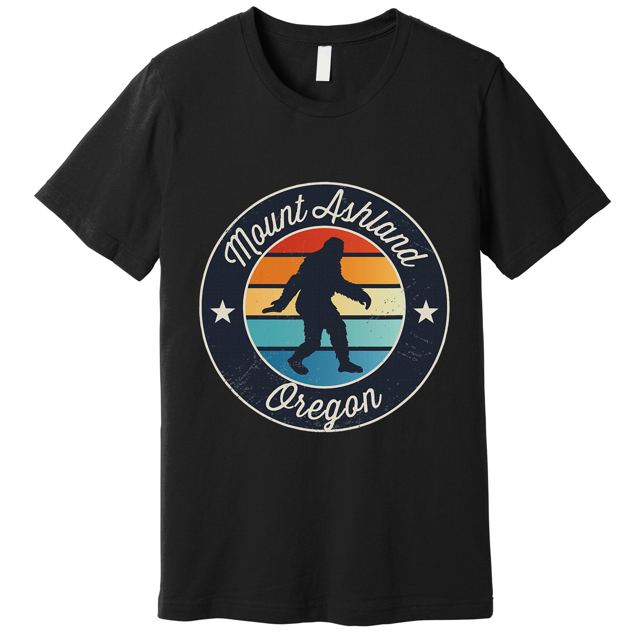 Mount Ashland Oregon Or Sasquatch Souvenir Graphic Premium T-Shirt