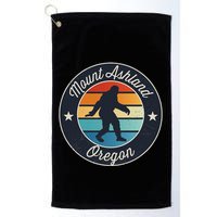 Mount Ashland Oregon Or Sasquatch Souvenir Graphic Golf Towel