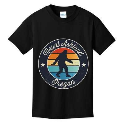 Mount Ashland Oregon Or Sasquatch Souvenir Graphic Kids T-Shirt