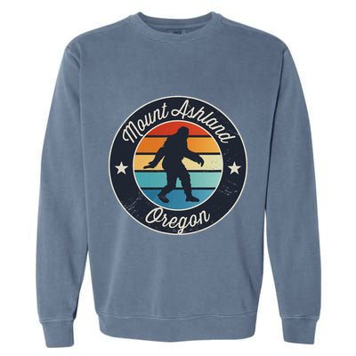 Mount Ashland Oregon Or Sasquatch Souvenir Graphic Garment-Dyed Sweatshirt