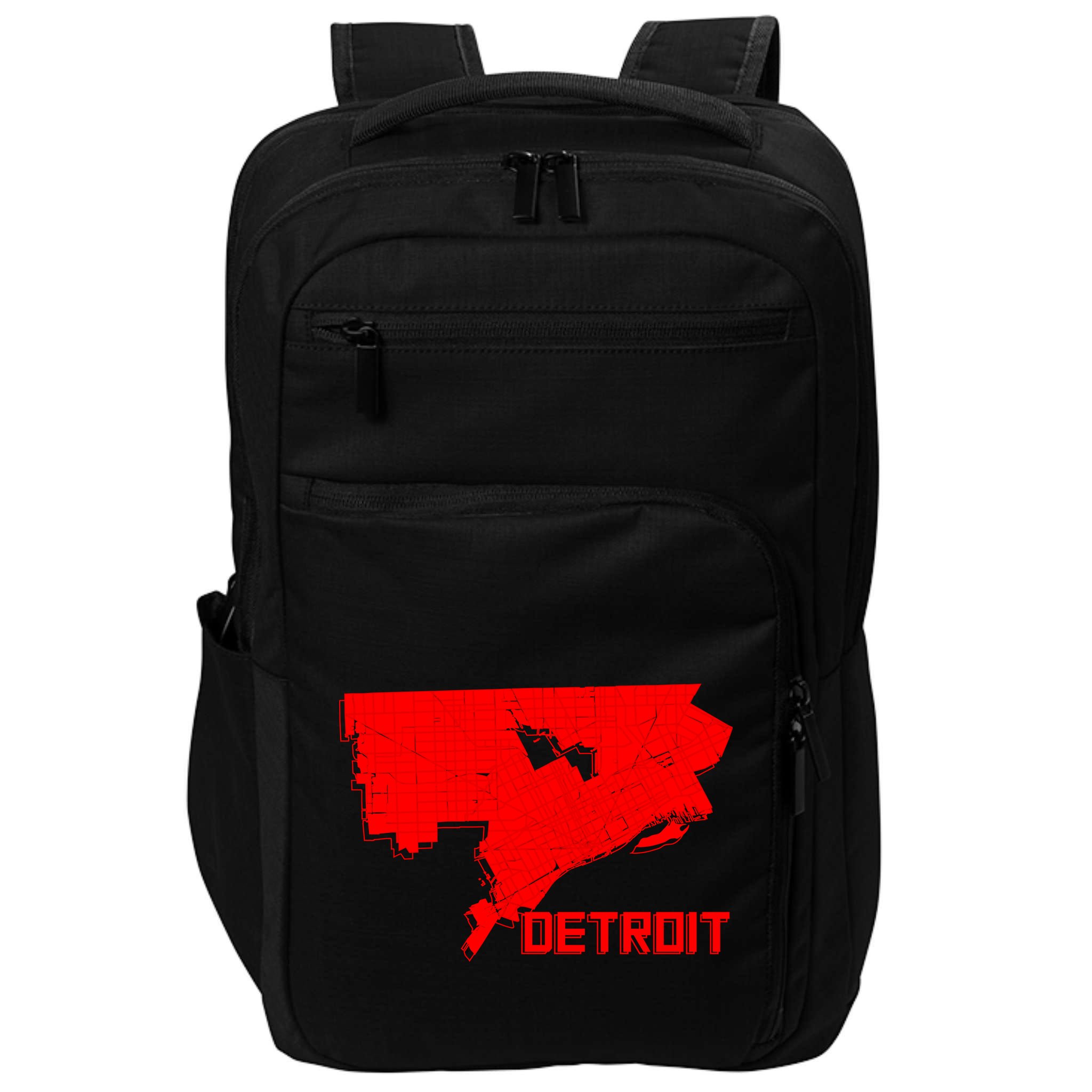 Map Of Detroit City Impact Tech Backpack