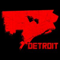 Map Of Detroit City Baby Bodysuit