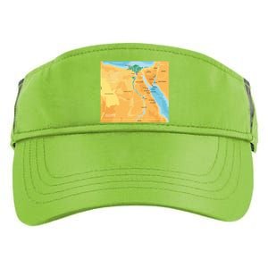 Map of Egypt Adult Drive Performance Visor