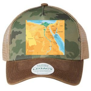 Map of Egypt Legacy Tie Dye Trucker Hat