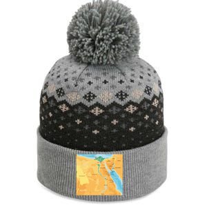 Map of Egypt The Baniff Cuffed Pom Beanie